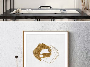 北歐抽象手繪握手金箔畫客廳掛畫裝飾畫圖片下載 抽象裝飾畫大全 現代簡約裝飾畫編號 18368739