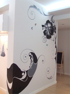 手繪墻_美國(guó)室內(nèi)設(shè)計(jì)中文網(wǎng)