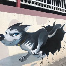 【上海樓體墻繪地下停車庫彩繪外墻繪畫戶外手繪墻3D立體畫圖片】上海樓體墻繪地下停車庫彩繪外墻繪畫戶外手繪墻3D立體畫