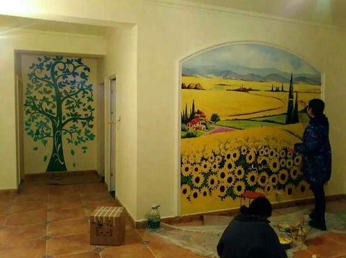 成都墻繪接單,手繪墻