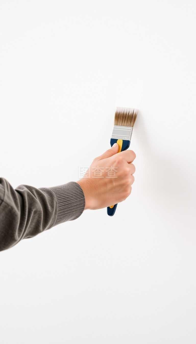 帶畫筆的手繪墻
