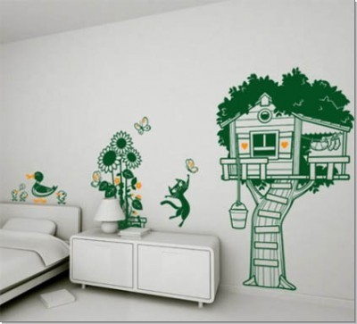 手繪墻——動物 插畫藝術--創意圖庫