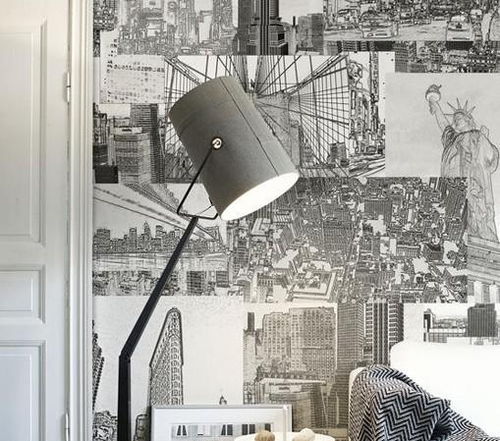 手繪墻壁畫裝修效果圖圖片