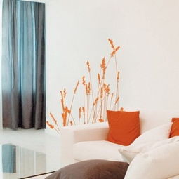 簡約風格時尚手繪墻裝修圖片