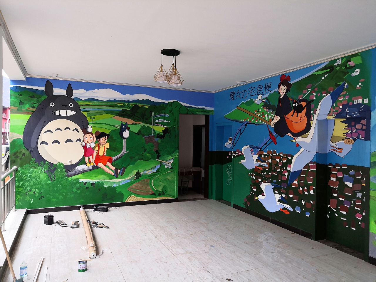 手繪墻-宮崎駿的世界