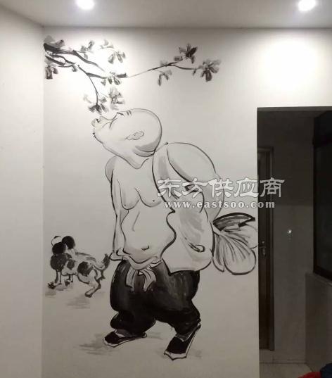 南昌手繪墻怎么收費 手繪墻裝修 進賢手繪墻圖片