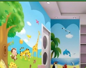 青島手繪墻 青島手繪墻價格 青島手繪墻青城公司作品