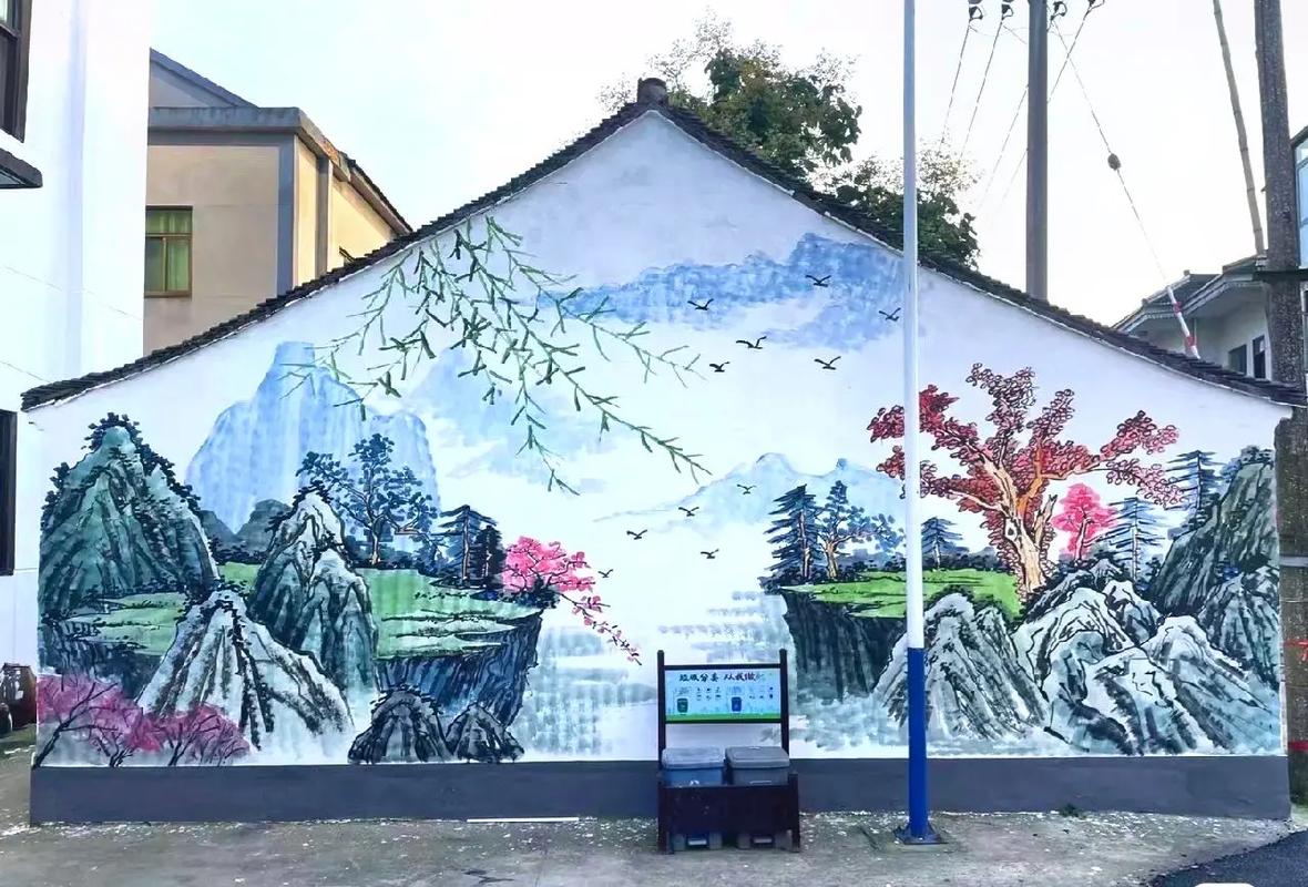 新農村計劃2022 #手繪墻 一支畫筆點亮鄉村振興,建設美
