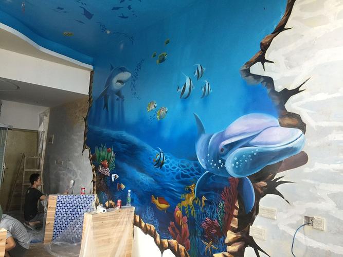 手繪墻畫 讓白墻充滿生機 廣州墻繪上門制作