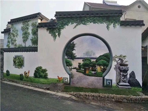 嘉興農(nóng)村文化墻涂鴉